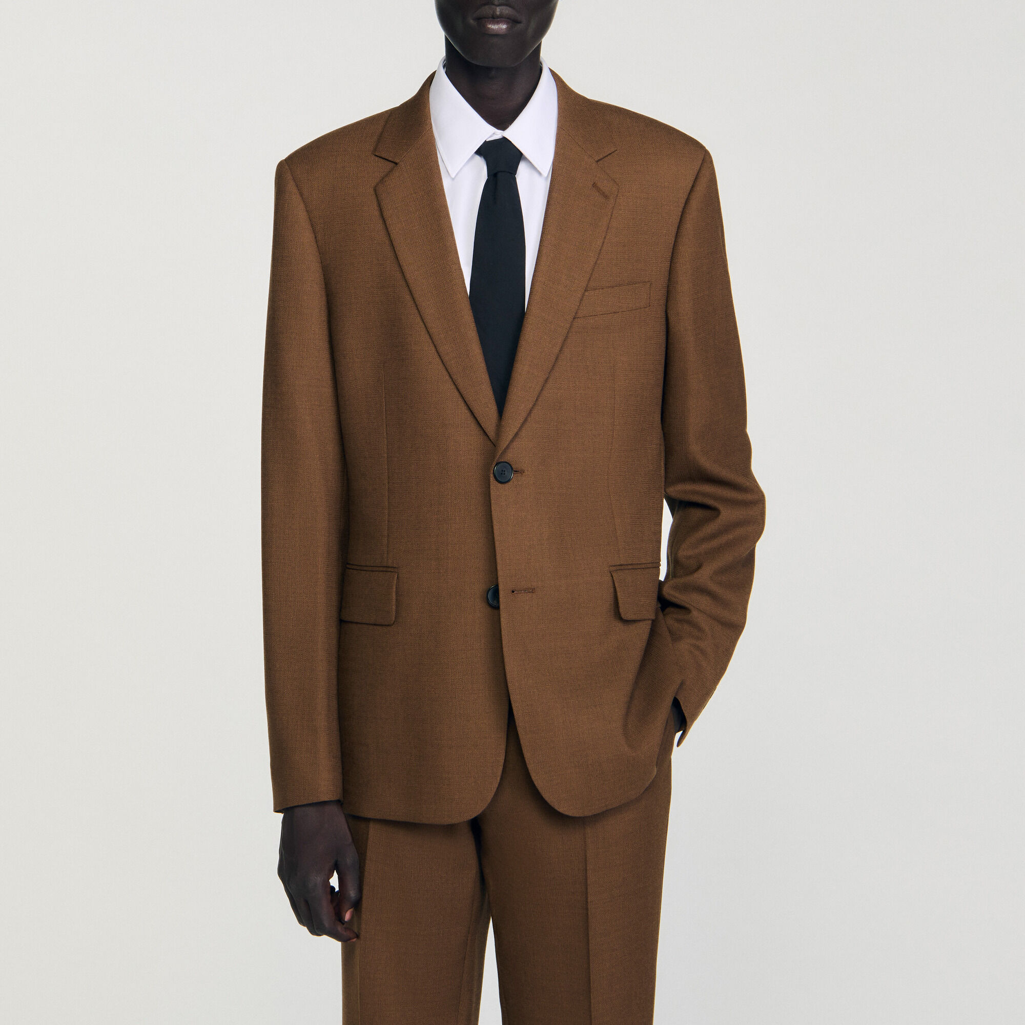 Wool suit jacket