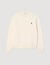 Oversized sweatshirt with leather patch