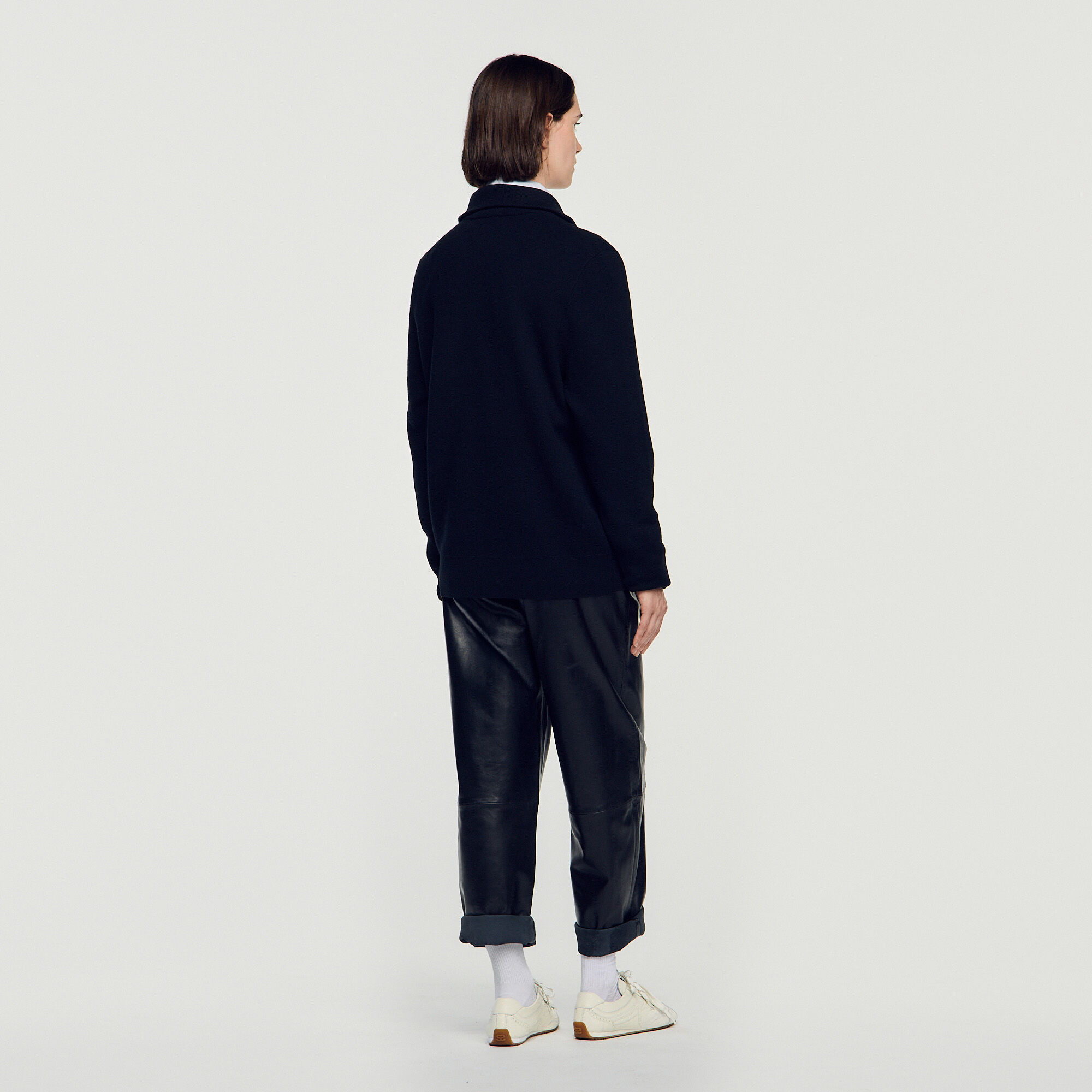 Jumper with standing collar - Mixte | Sandro