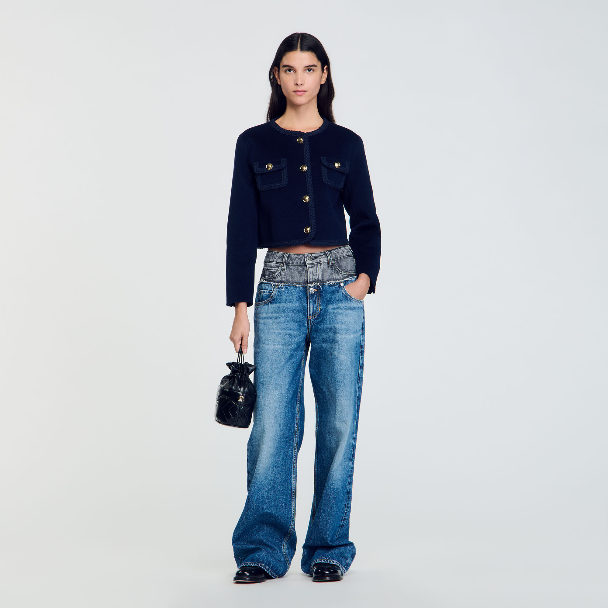 Sandro wool jacket cheap