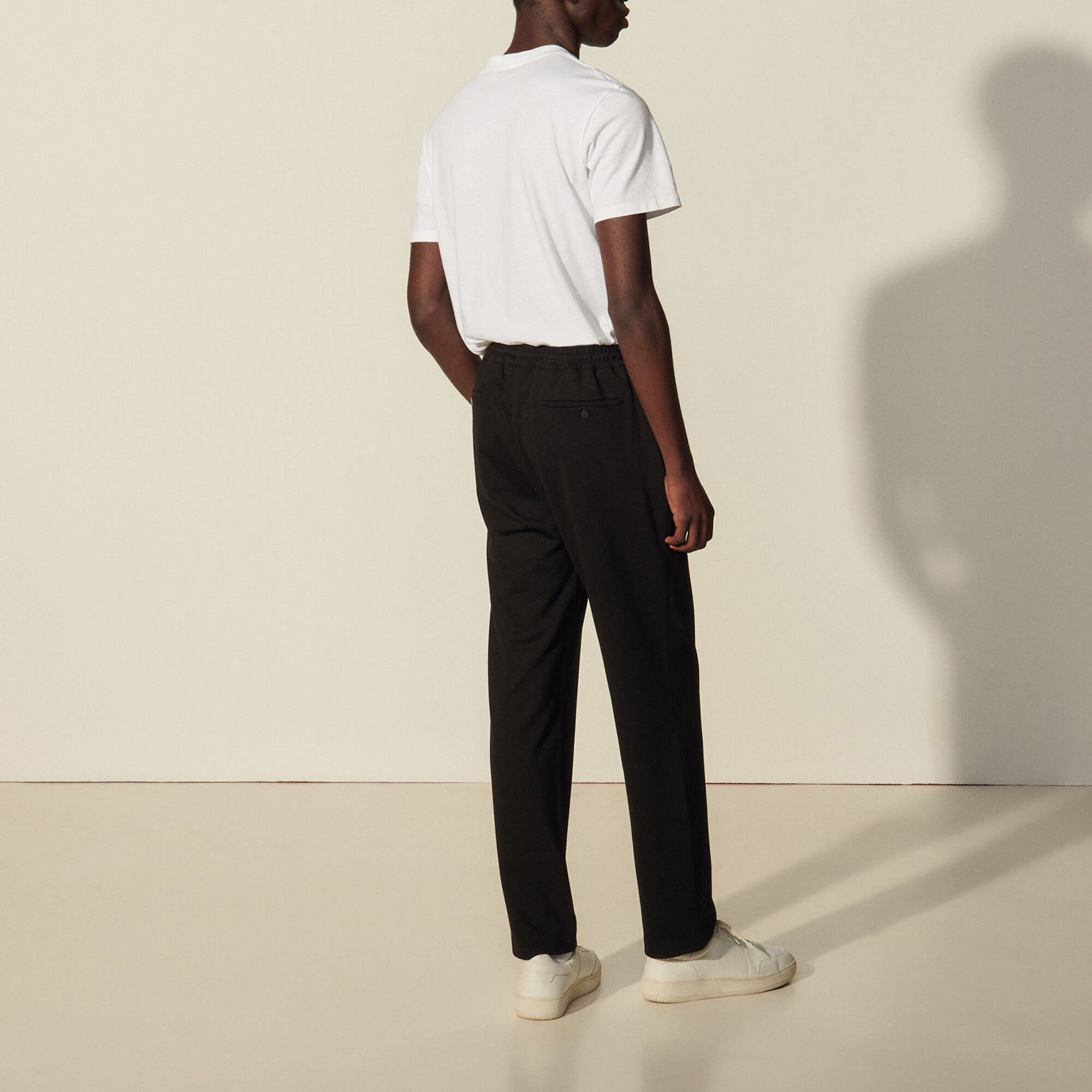 Jersey jogging bottoms