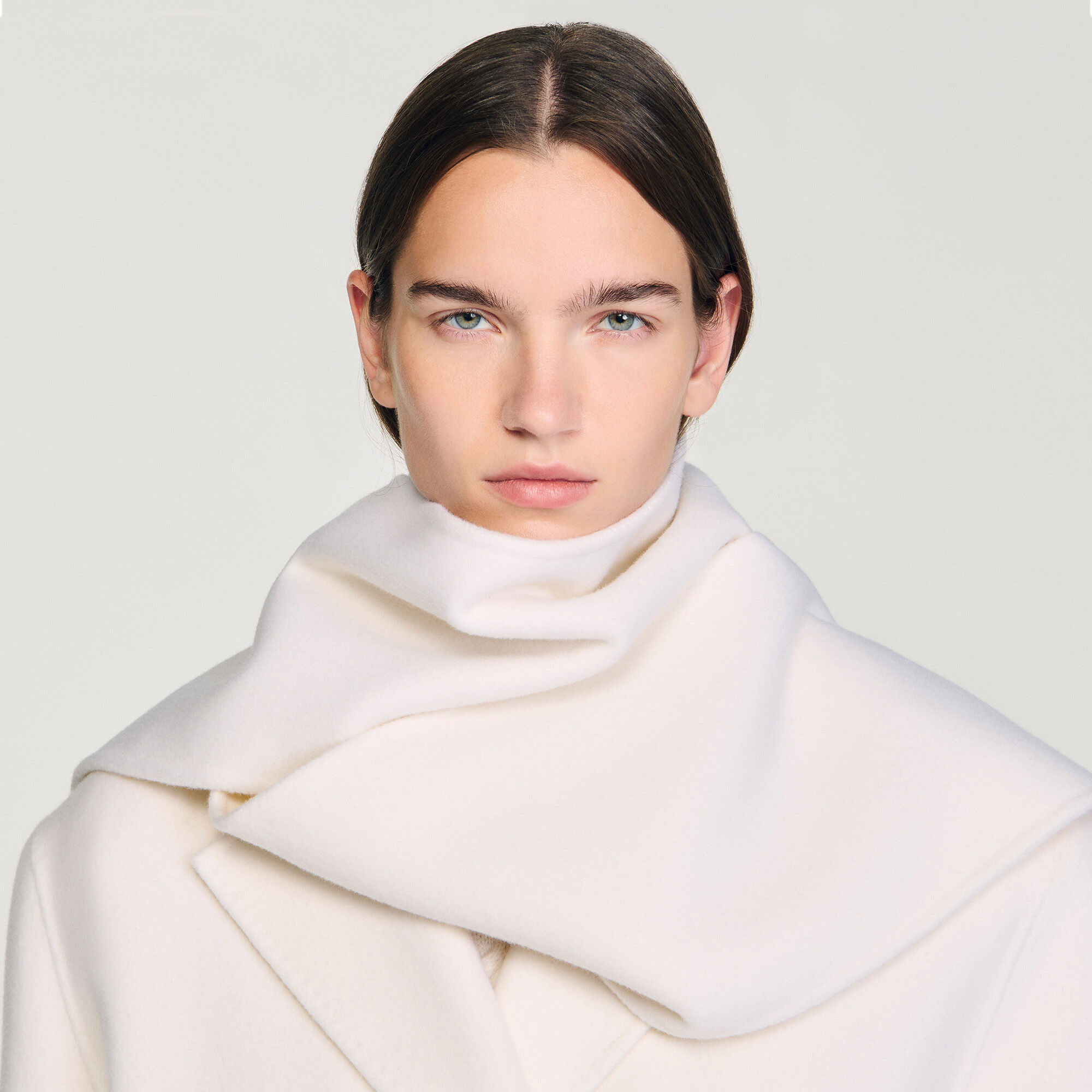 Oversized wool coat