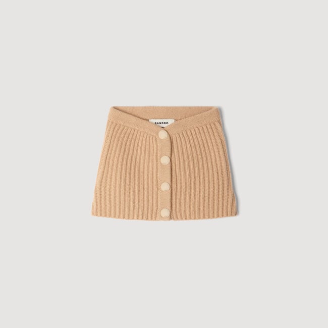 Standing collar with buttons - Women | Sandro