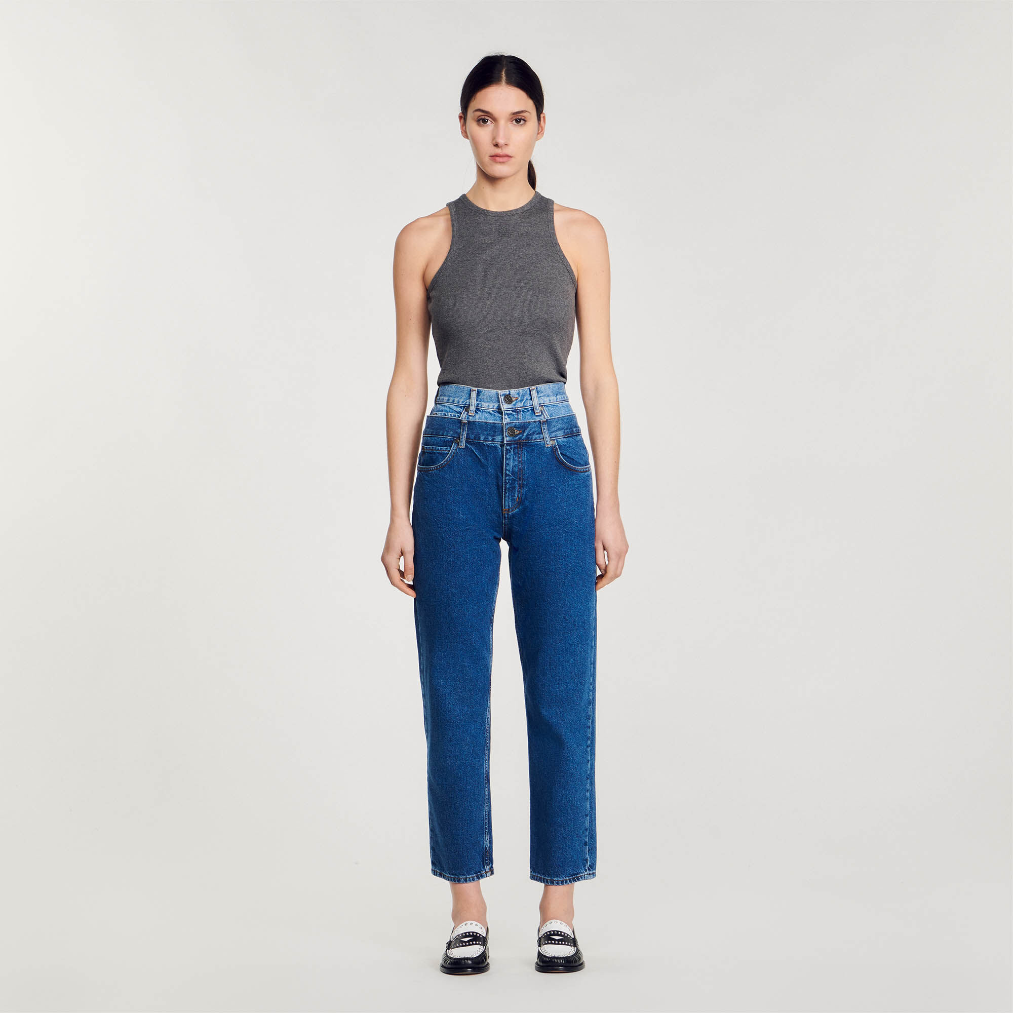 Trompe l il mom jeans