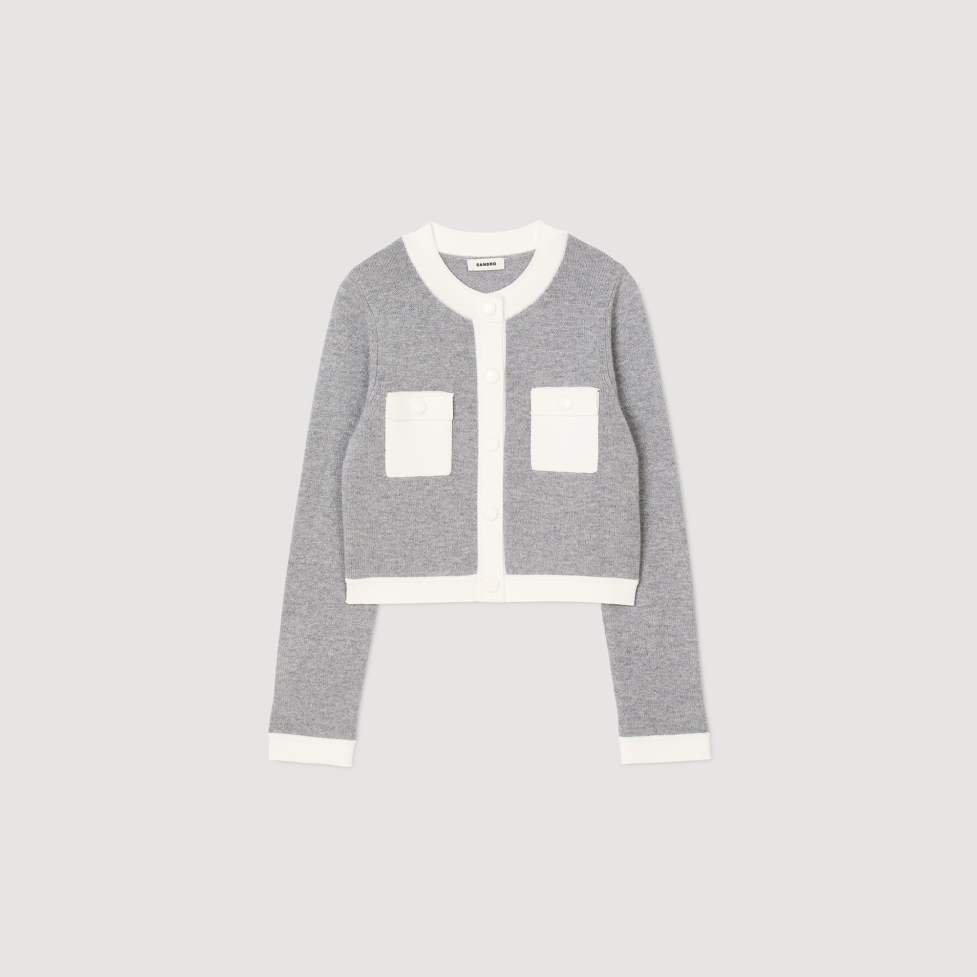 Two-tone cardigan