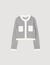Two-tone cardigan