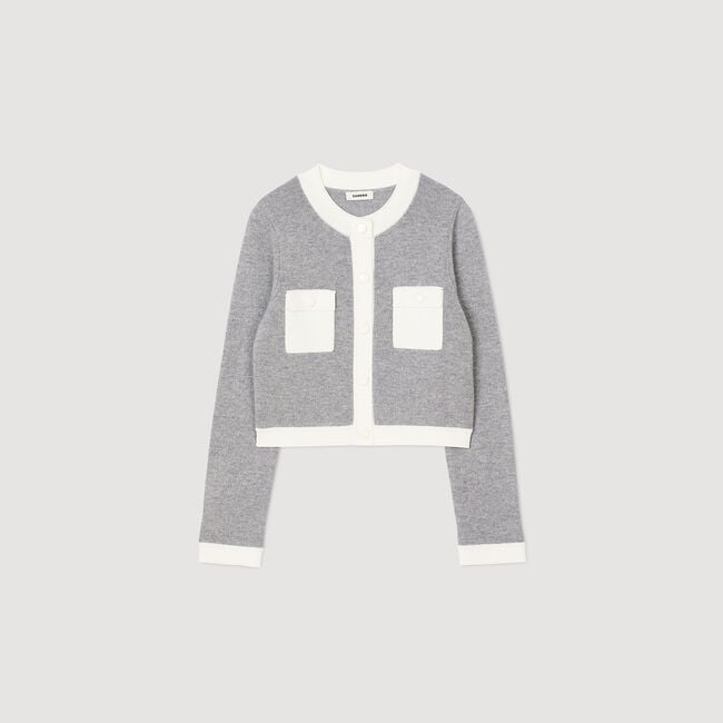 Two-tone cardigan