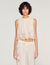 Crepon crop top
