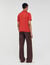Short-sleeve knitted polo shirt