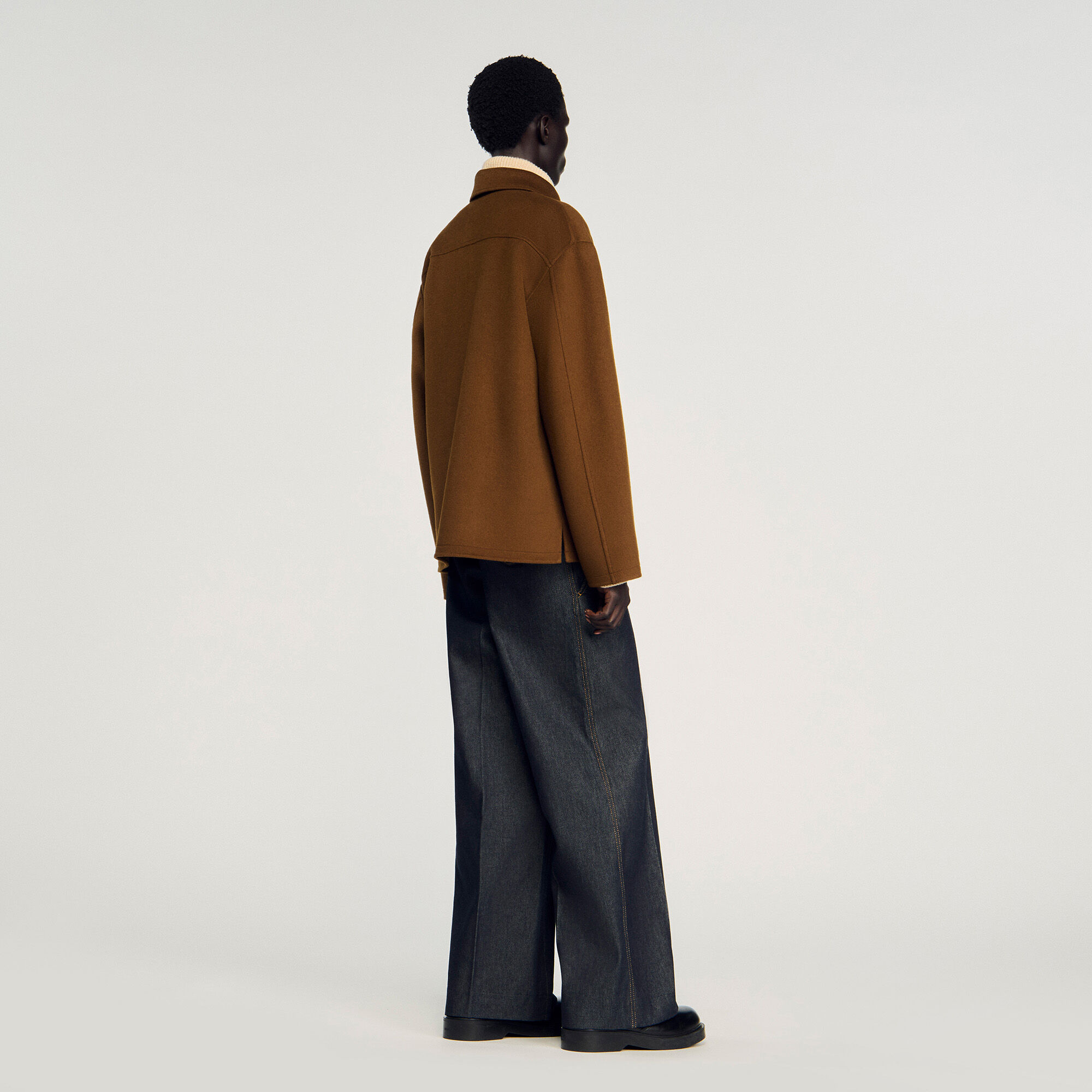 Zipped overshirt