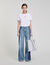 Cotton T-shirt with embroidery