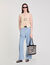 Two-tone crochet bag
