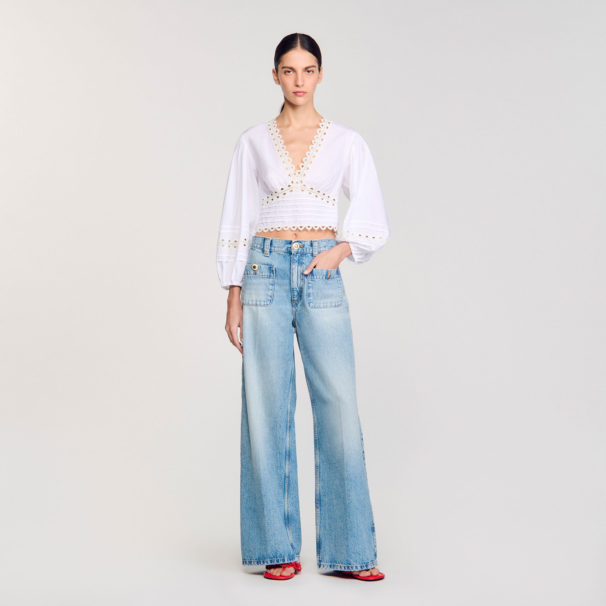 Lacetop for women | Sandro Paris