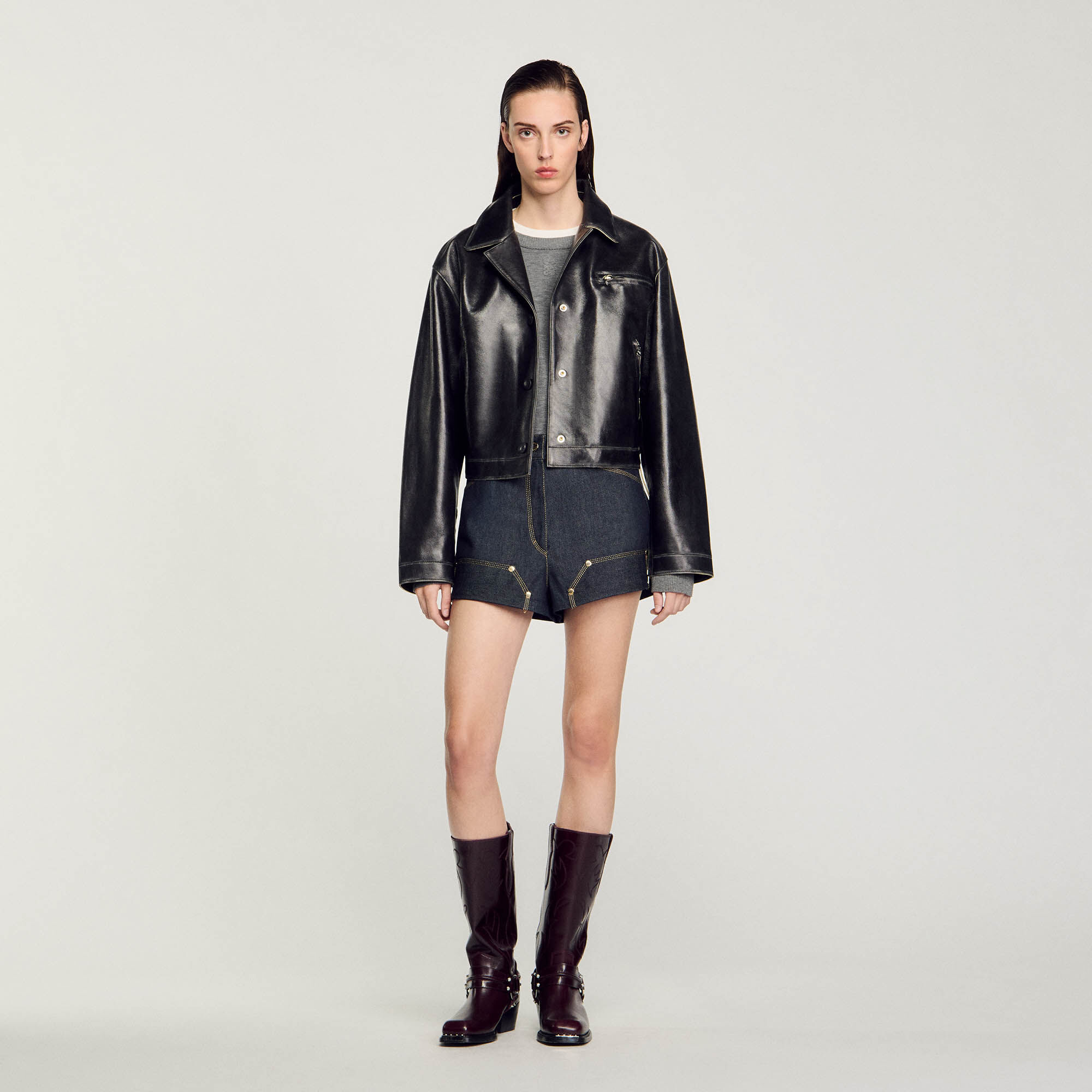 Leather jacket under 2000 best sale