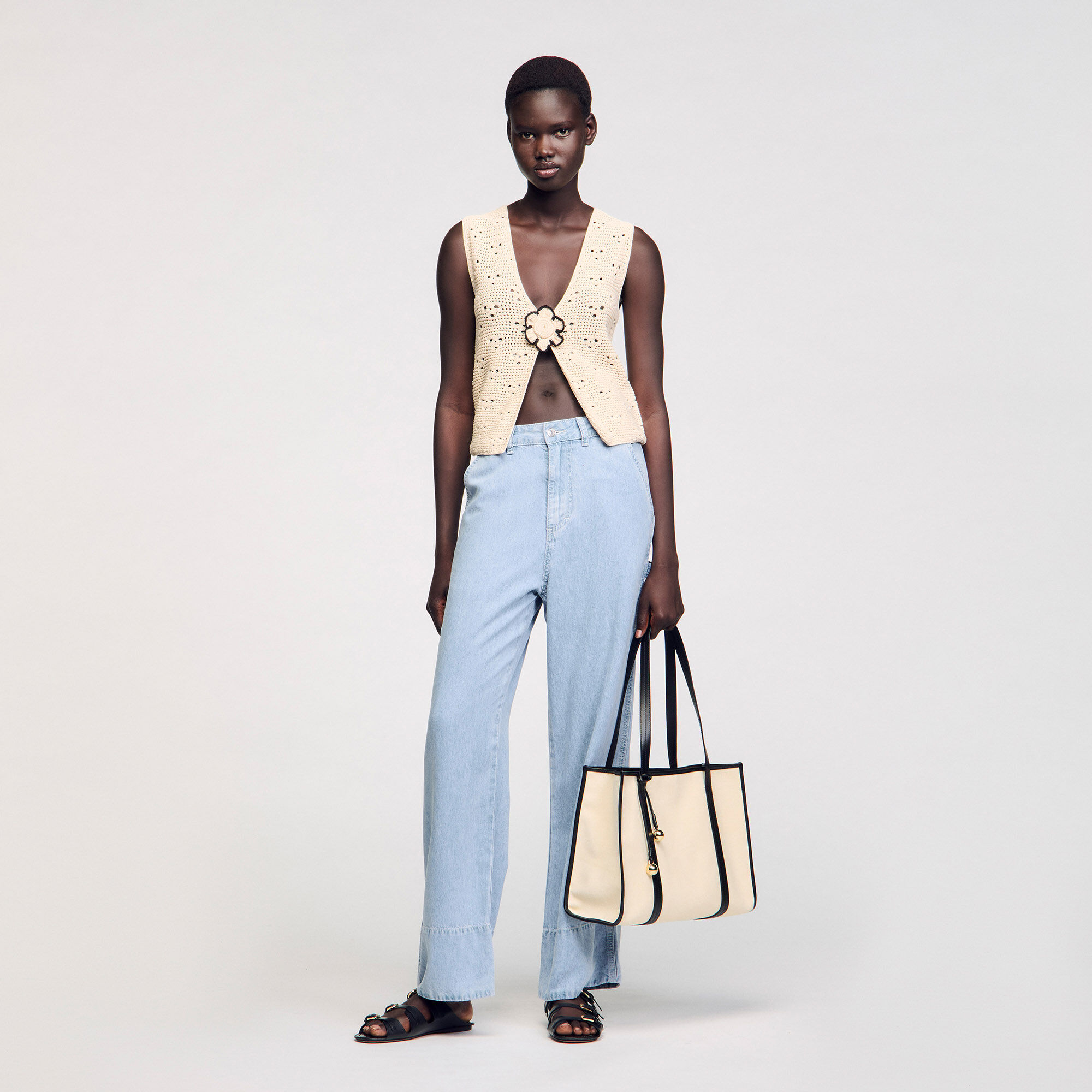 V-neck sweaters for women | Sandro Paris