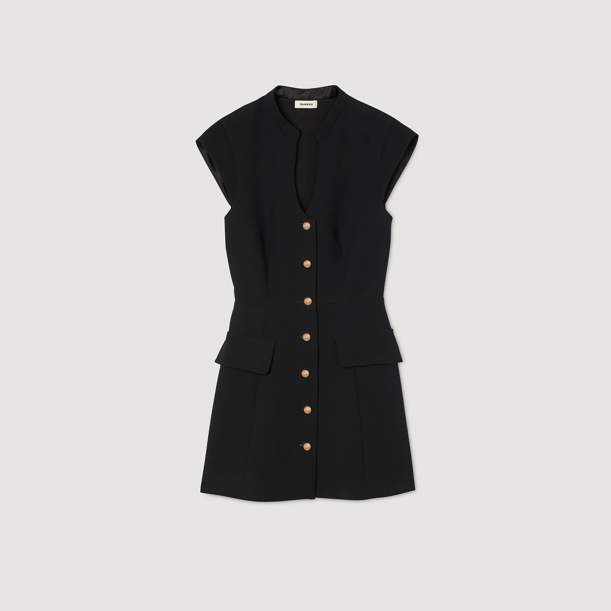 Short knit dress