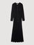 Textured knit maxi dress
