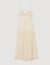 Pleated maxi dress
