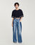 Rhinestone cropped T-shirt
