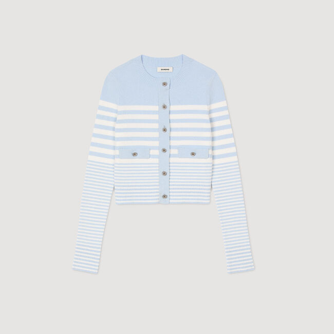 Striped cardigan