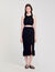 Knit midi skirt
