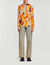 Flame pattern shirt