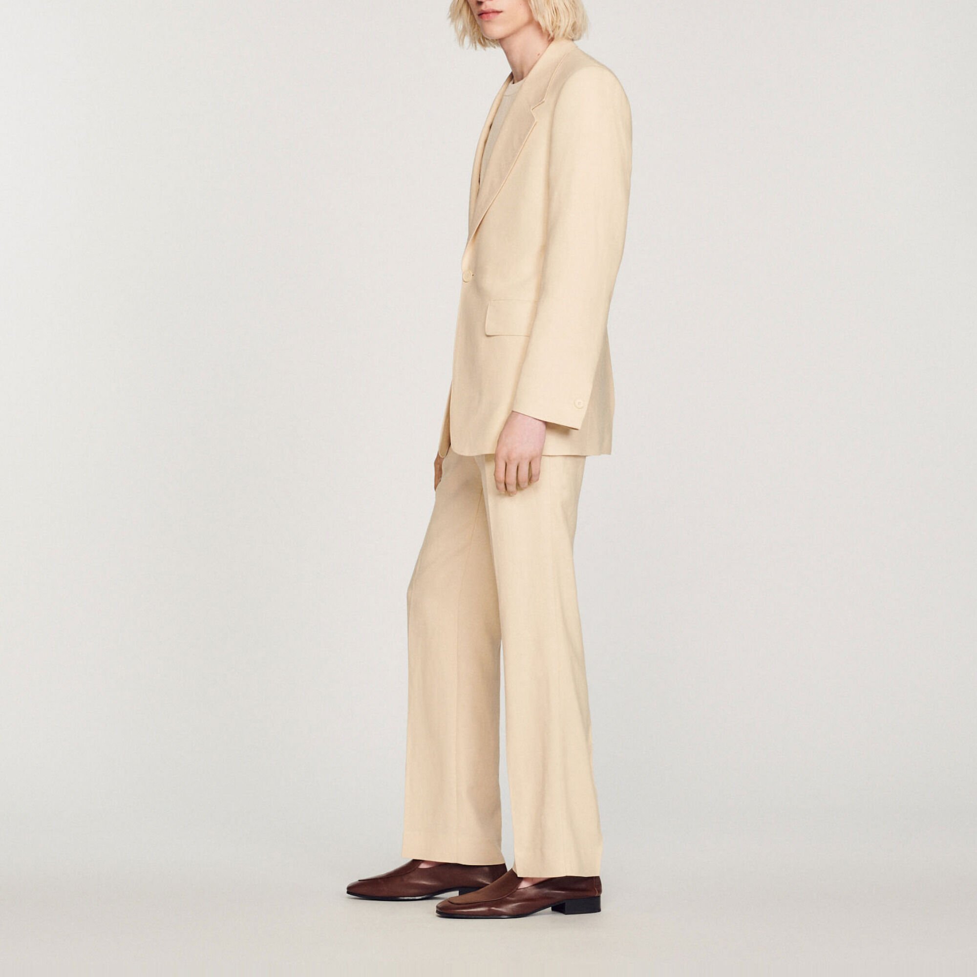 Linen suit jacket
