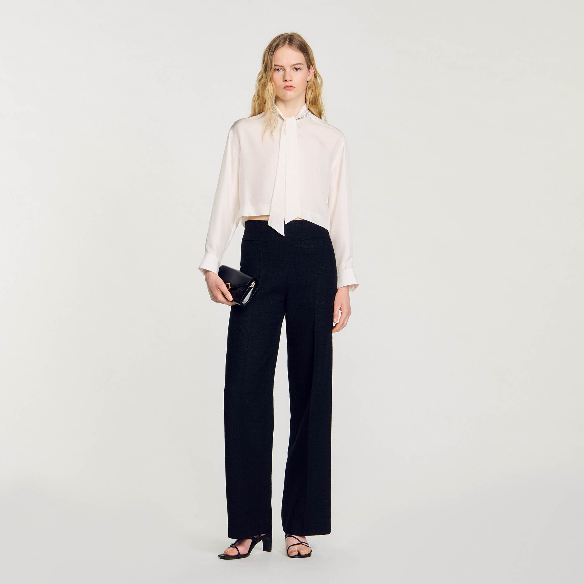 Classic trousers Blue | Sandro Paris