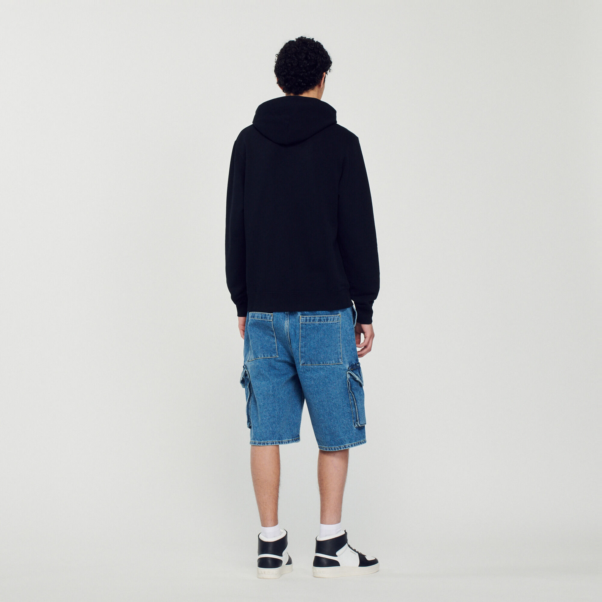 Rabbit print hoodie