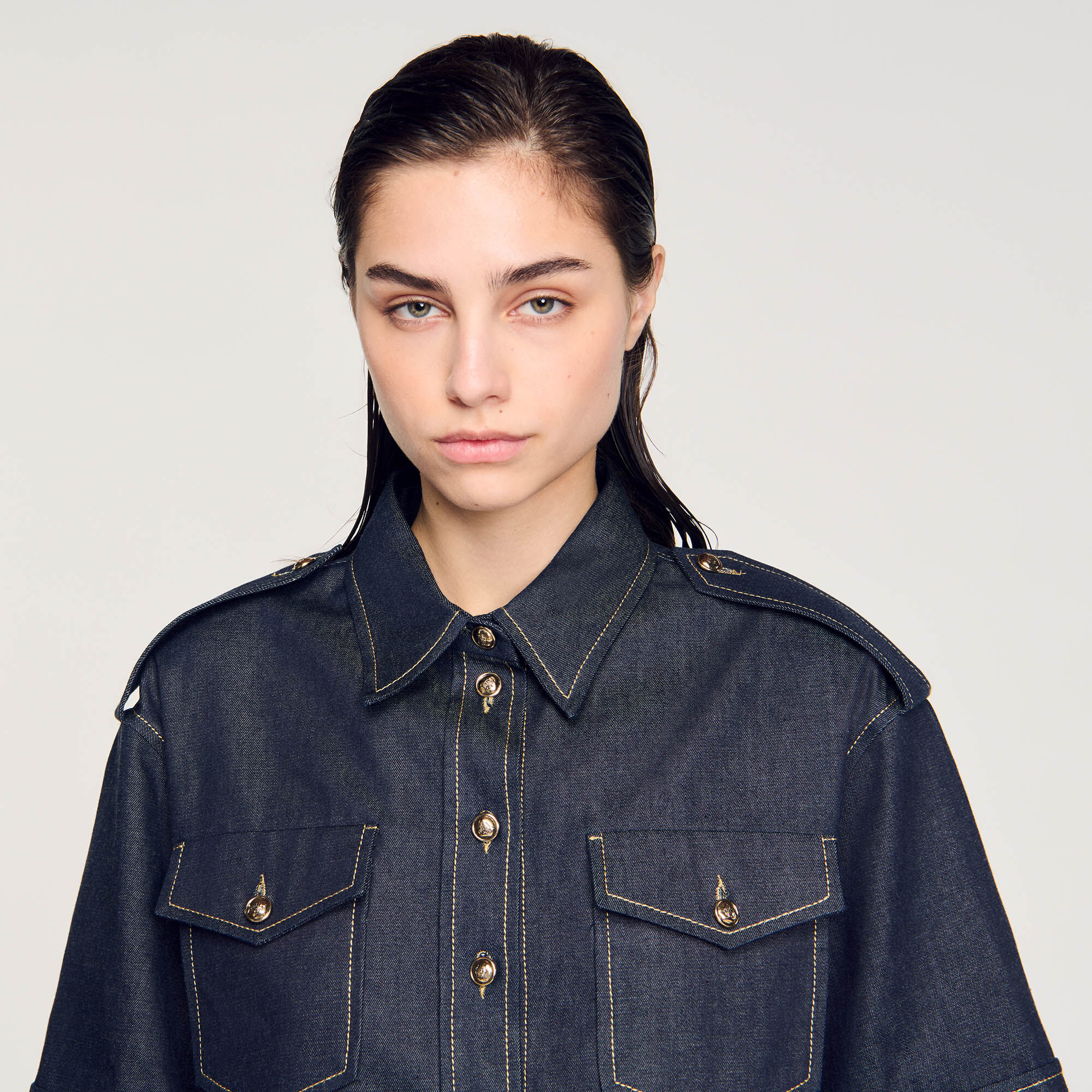 Denim shirt