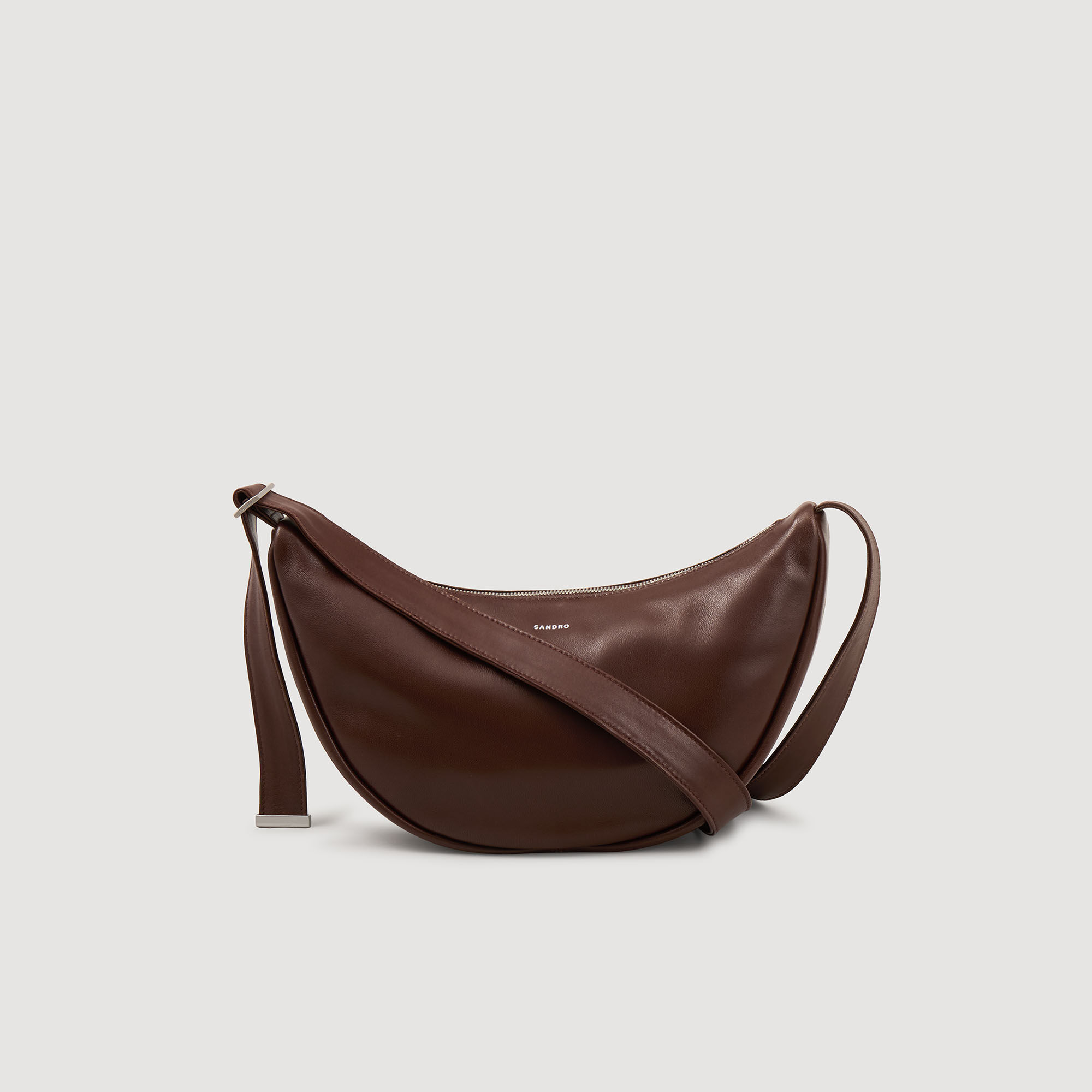 Small leather hobo bag