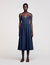 Midi denim dress
