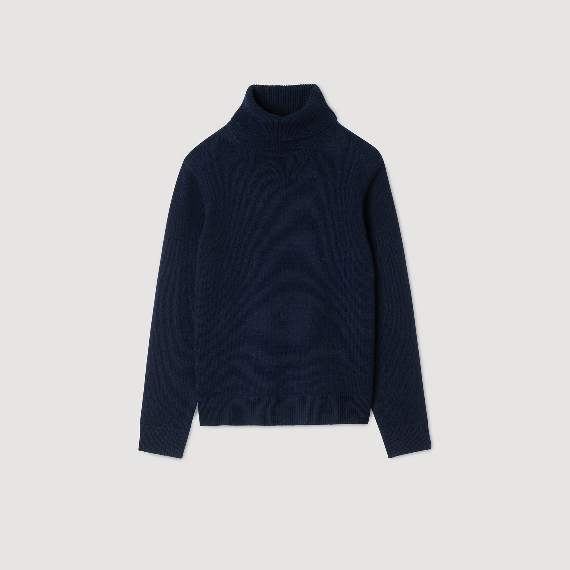 Wool and cashmere turtleneck jumper