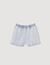 Beaded and rhinestone denim shorts