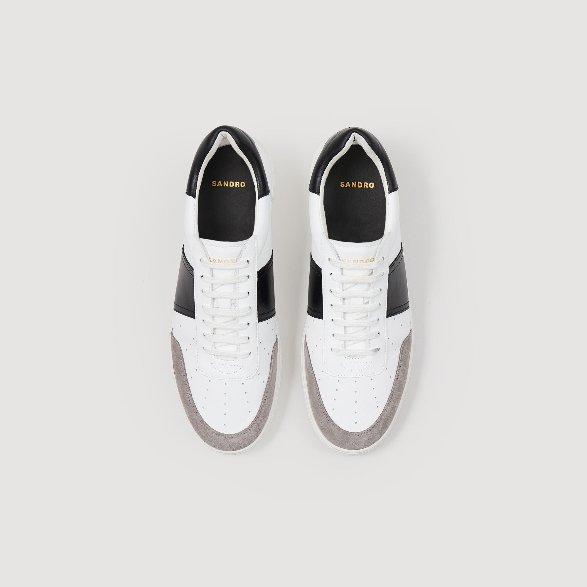Trainers in certified leather
