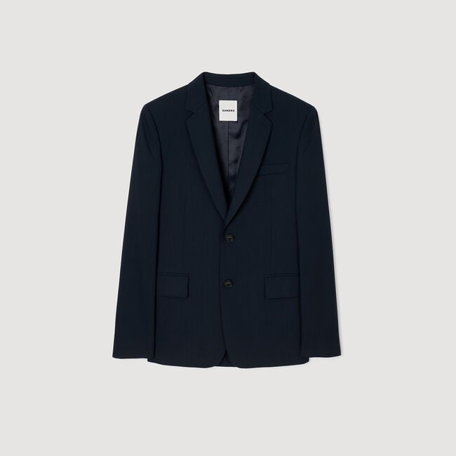 Wool suit jacket