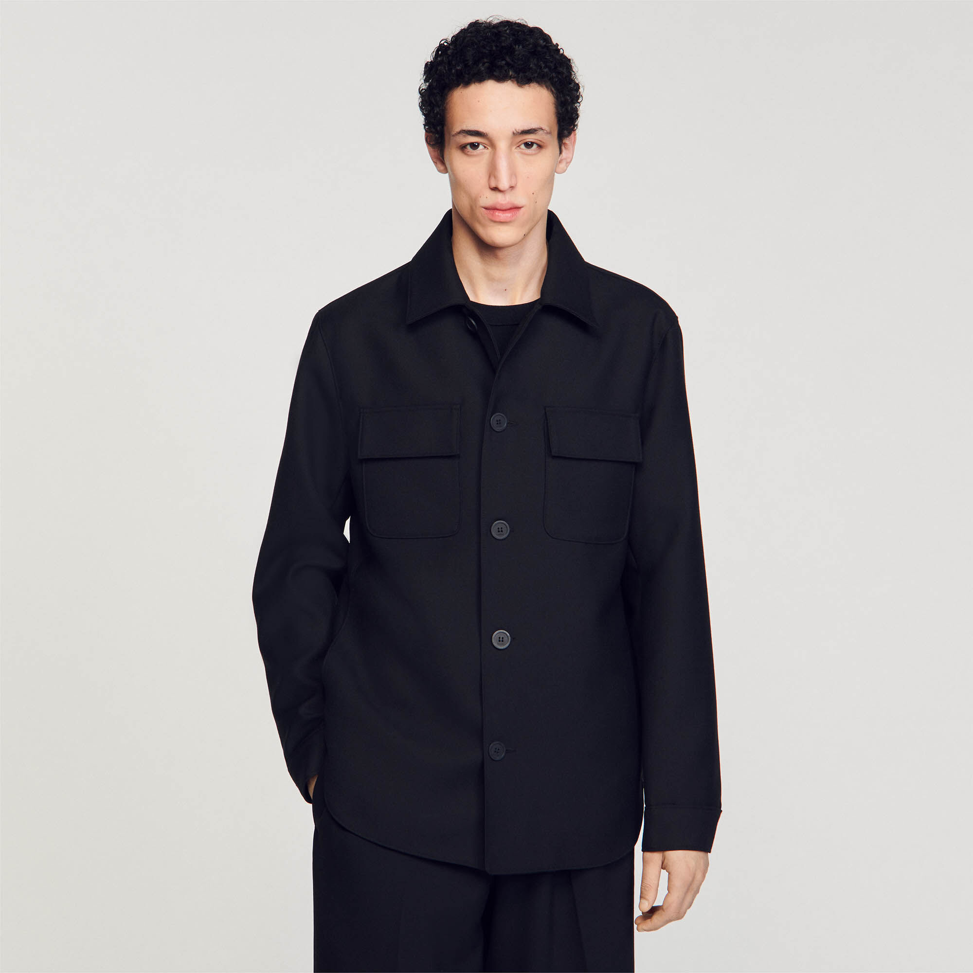 Buttoned overshirt