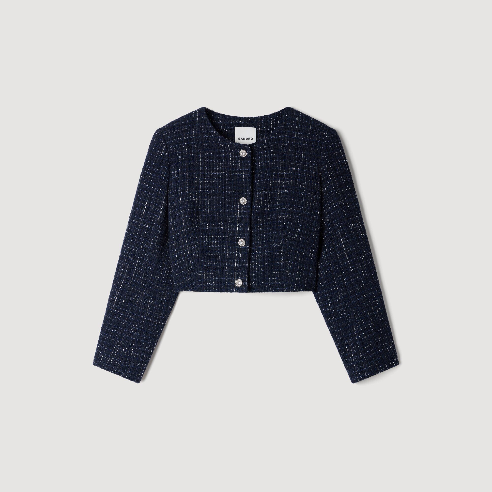 Decorative tweed jacket - Women | Sandro
