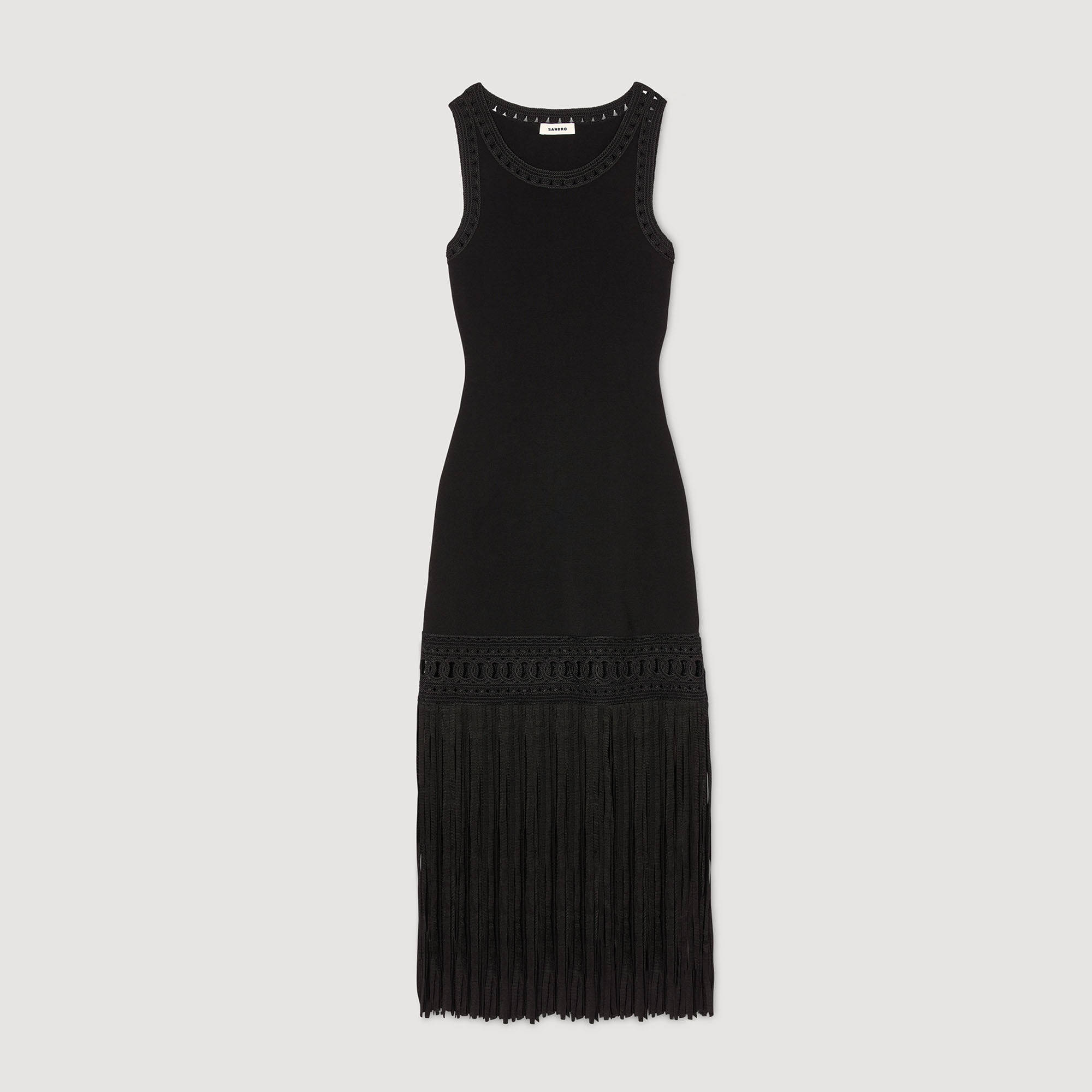 楽天市場】sandro サンドロ LONG KNIT DRESS WITH HIGH NECK