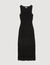 Fringed knit dress