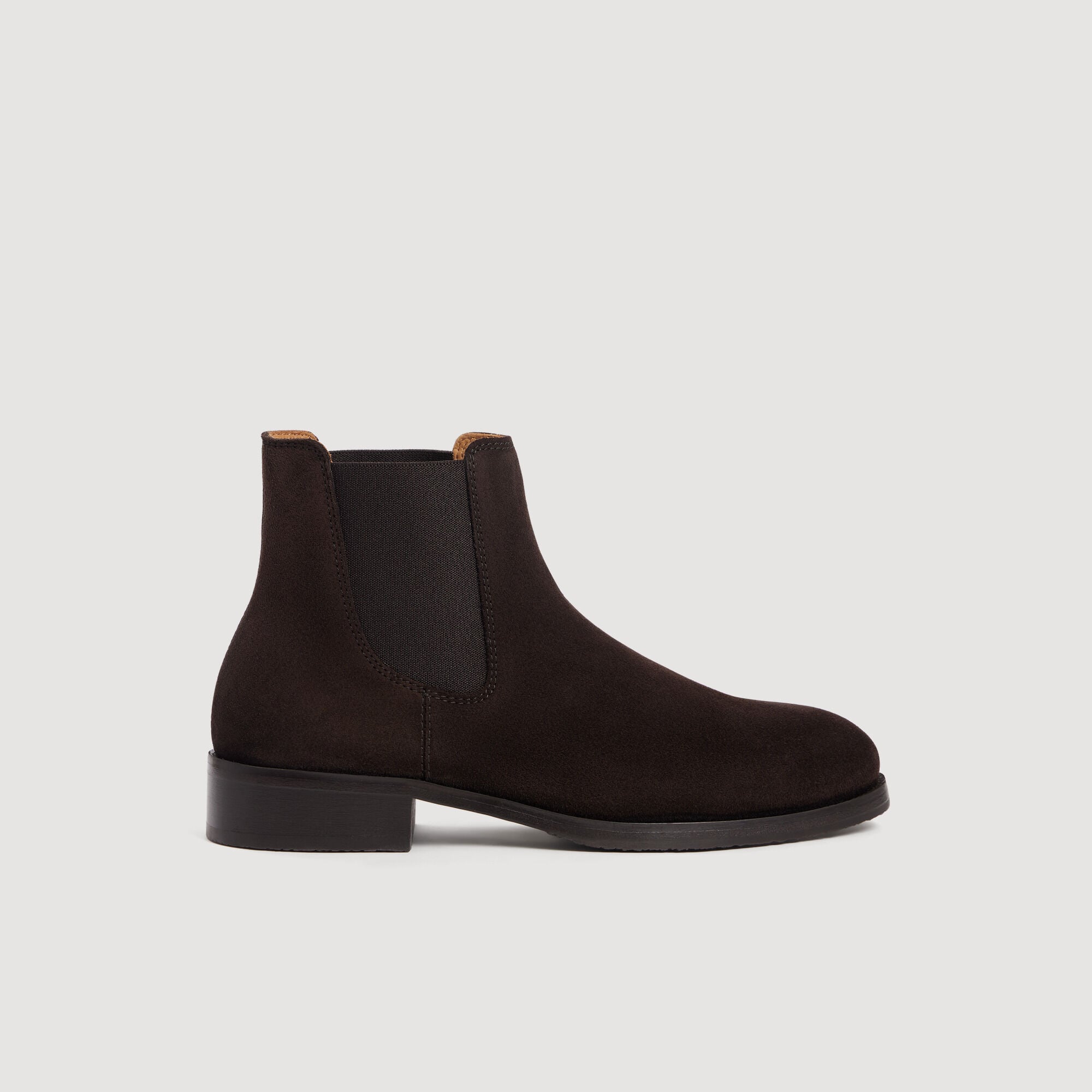 Split leather Chelsea boots - Men | Sandro