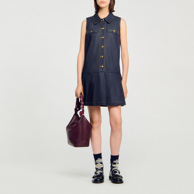 Short denim dress - Women | Sandro