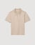 Short-sleeve knitted polo shirt