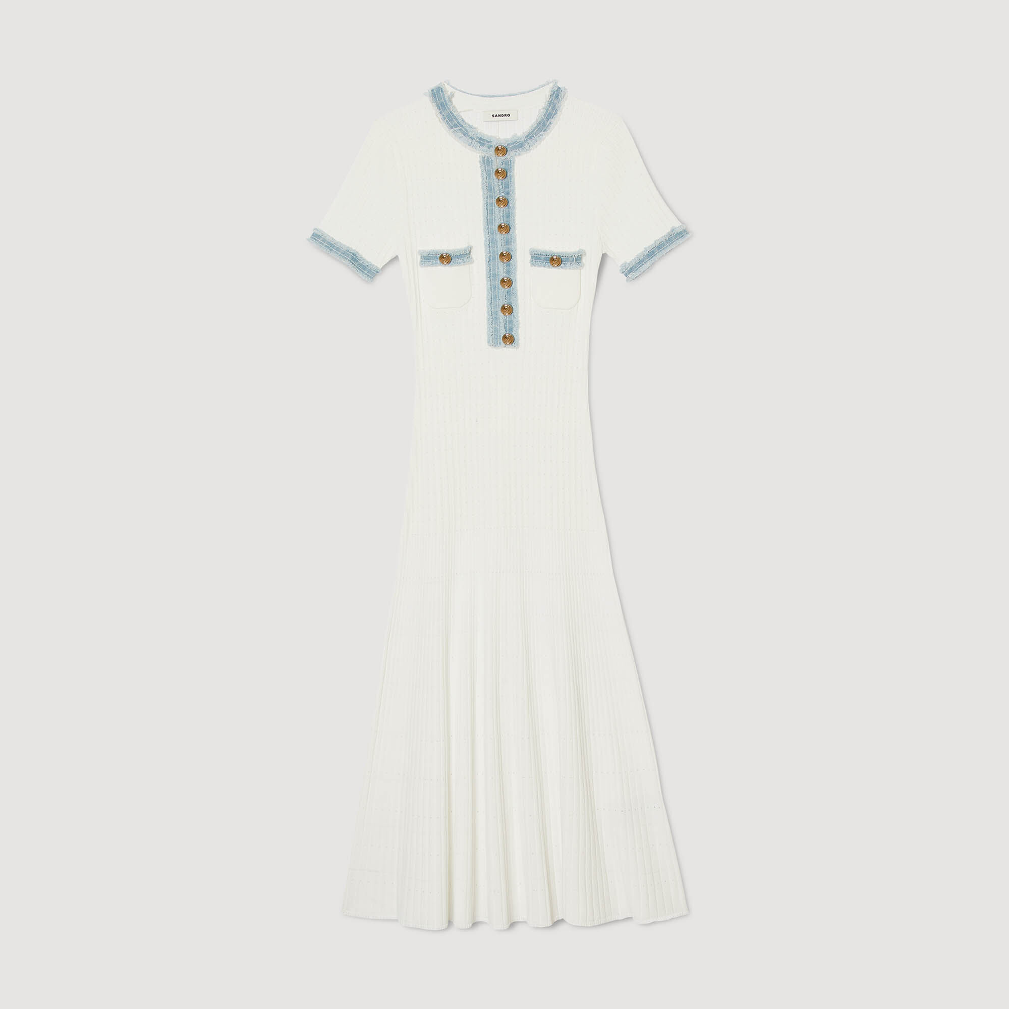Midi dresses for women Sandro Paris