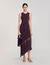 Fringed and beaded maxi dress