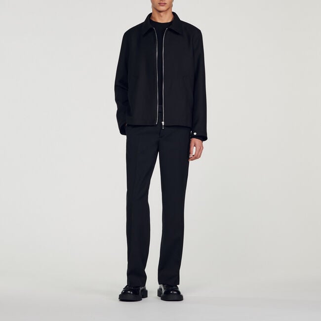 Wool blend jacket
