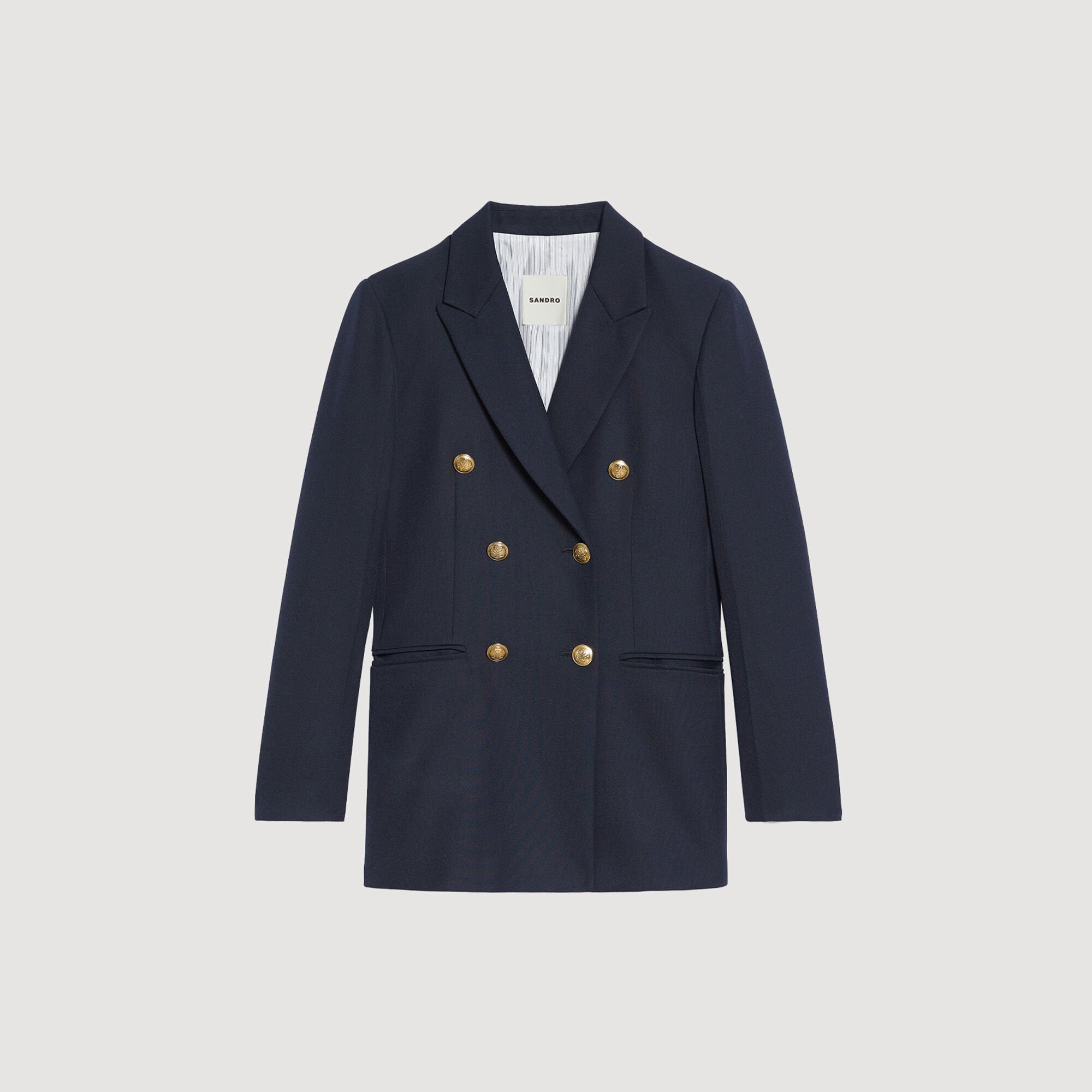 Double-breasted suit jacket