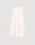 Long satin-effect skirt