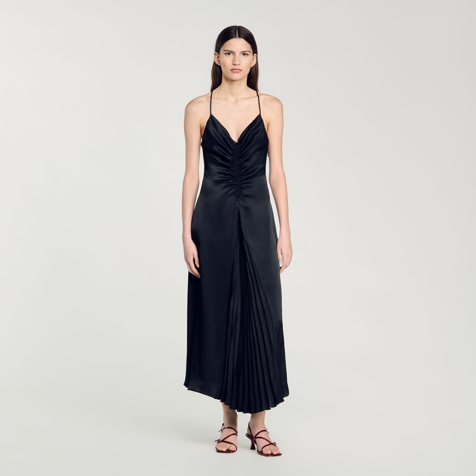 Sandro silk dress cheap