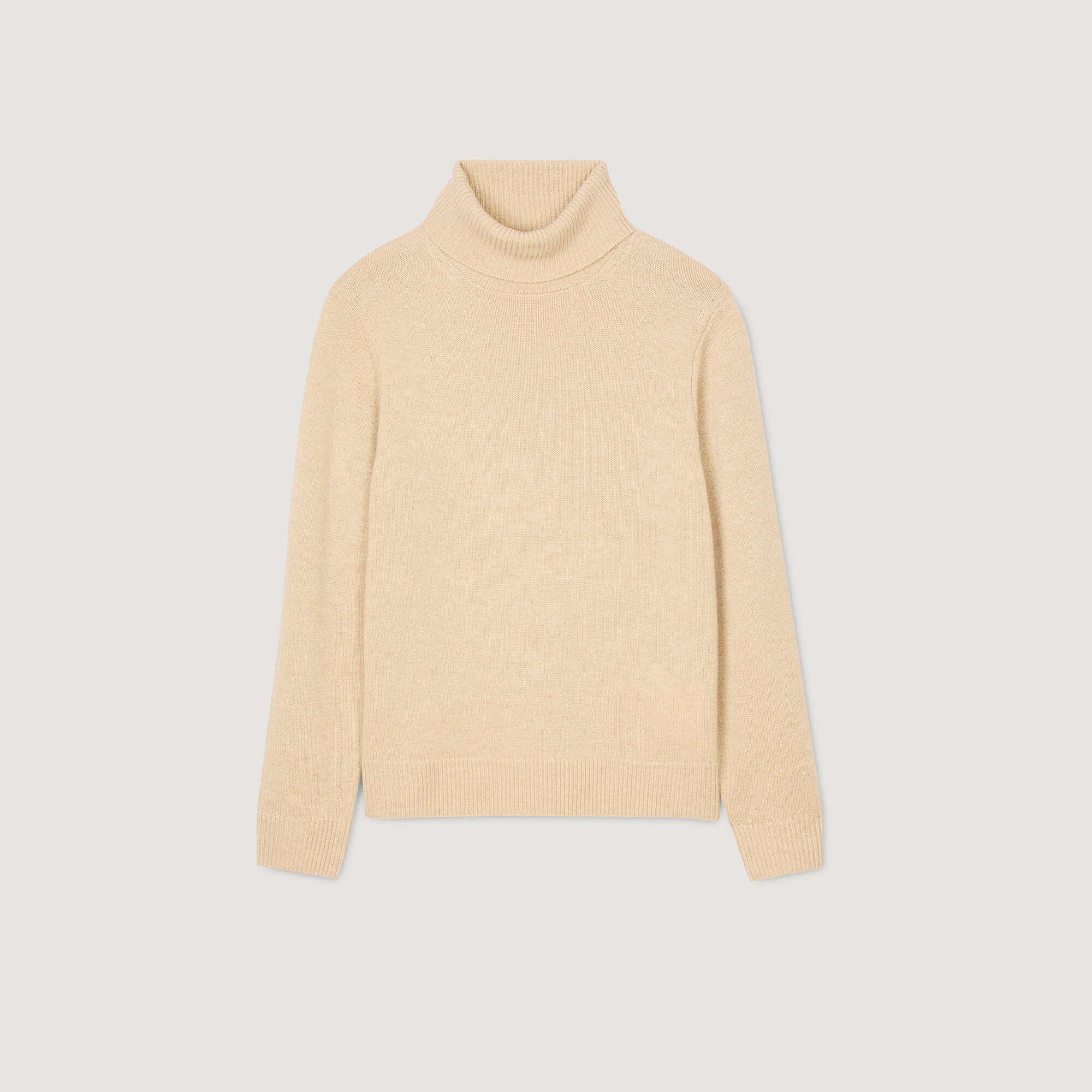 Wool and cashmere turtleneck jumper